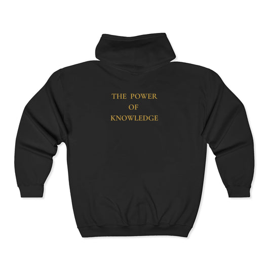 THE POWER OF KNOWLEDGE - Unisex Heavy Blend™ Full Zip Hooded Sweatshirt